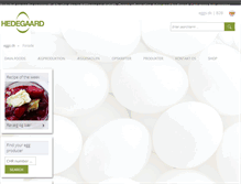 Tablet Screenshot of hedegaard-foods.dk